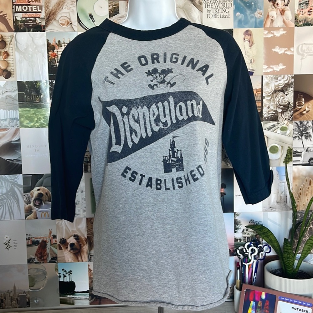 Disneyland baseball tee